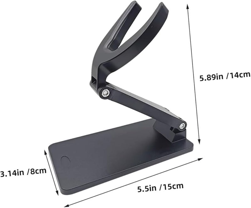 Adjustable Foldable Barcode Scanner Stand with Stable Base for Retail Supermarket Desk Use - Image 2
